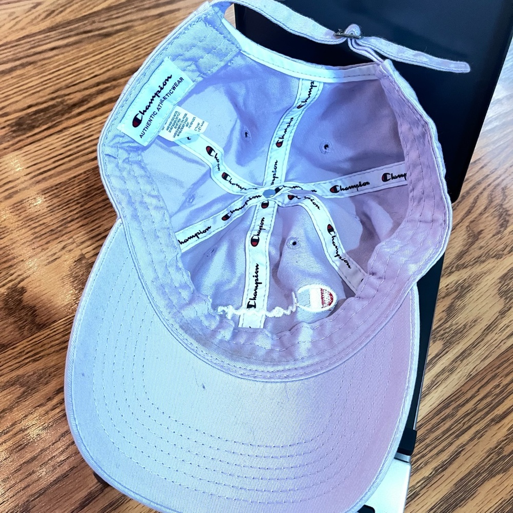 Champion Women's Lifestyle Sport Adjustable Cap Pastel Purple Baseball Hat - Picture 4 of 12